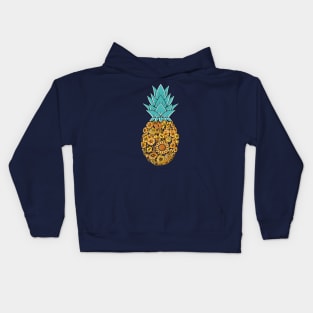 Pineapple Floral Kids Hoodie